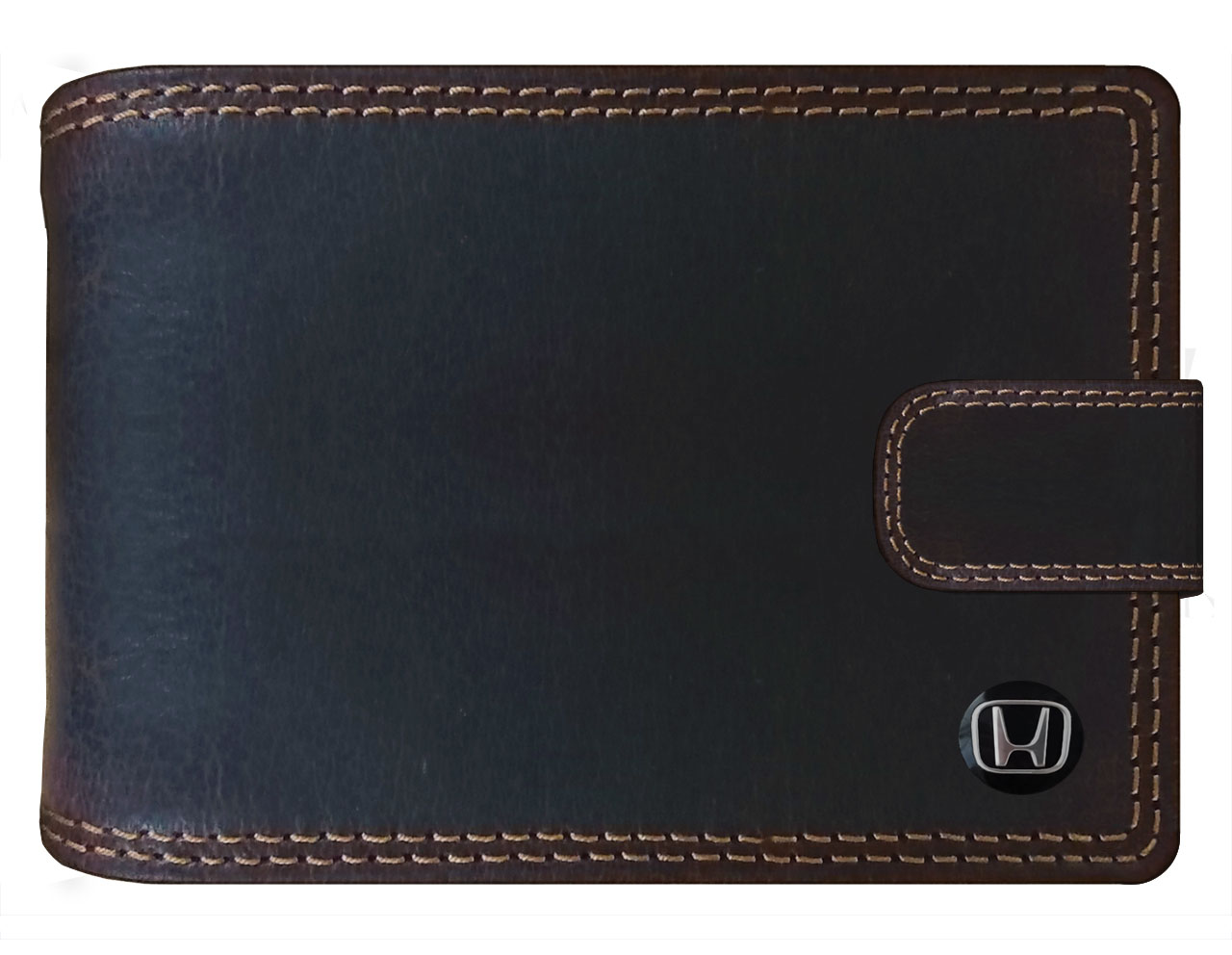 HONDA kožená pánská peněženka hnědá RFID