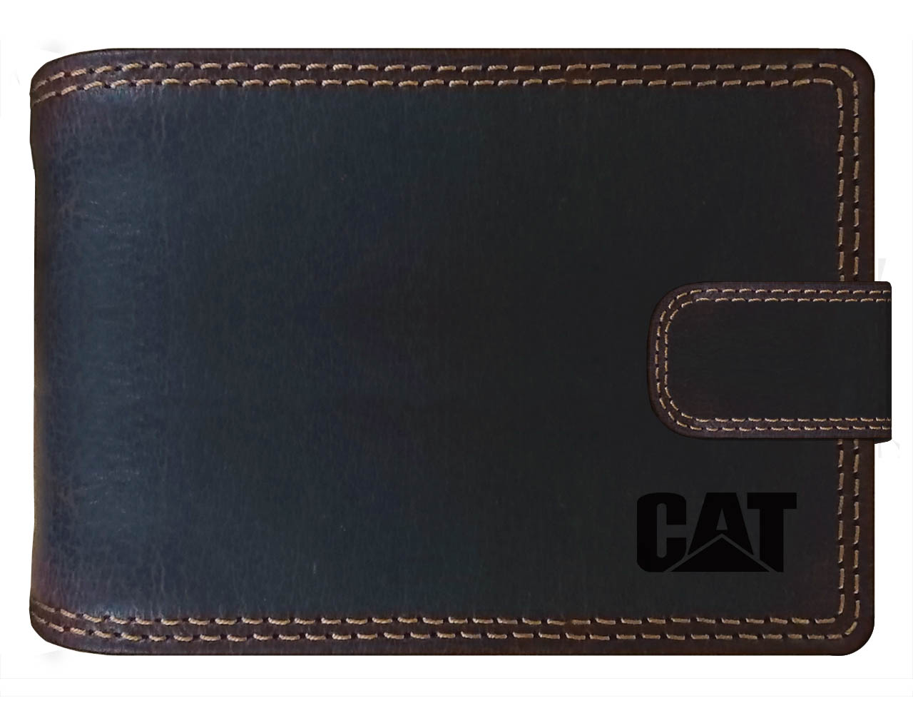CAT -  kožená pánská peněženka hnědá - RFID