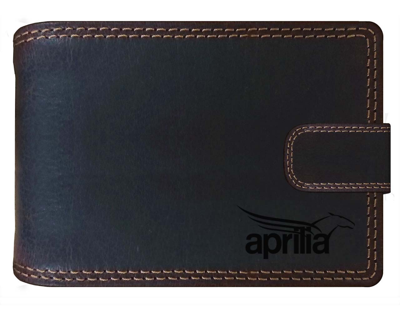 APRILIA - kožená peněženka hnědá RFID