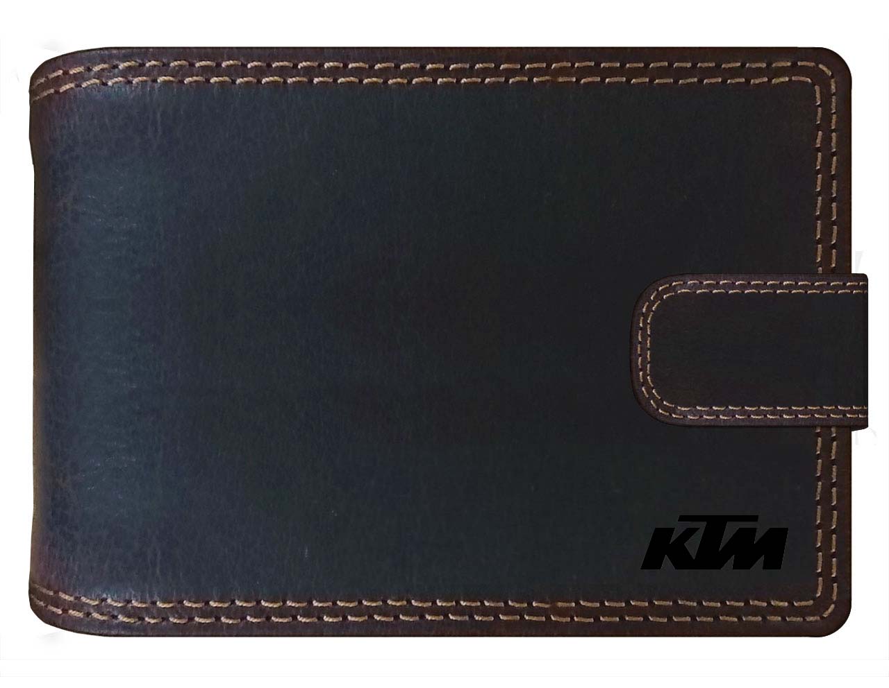 KTM -  kožená  peněženka hnědá RFID