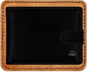 Kožená Peněženka AUDI s ochranou kreditních karet RFID