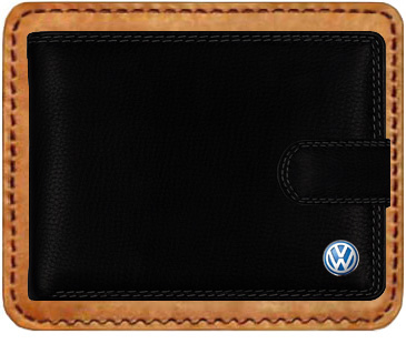 Kožená Peněženka VOLKSWAGEN zapínací