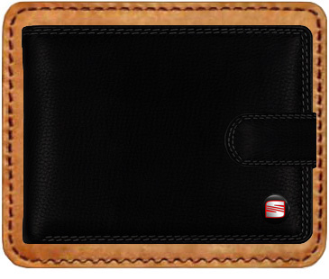 Kožená Peněženka SEAT se zapínáním
