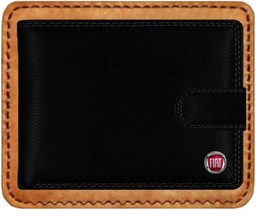 Kožená Peněženka FIAT ochrana  karet RFID