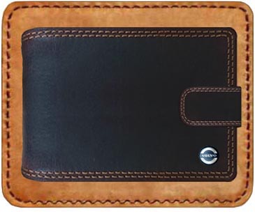 Volvo pánská peněženka hnědá RFID